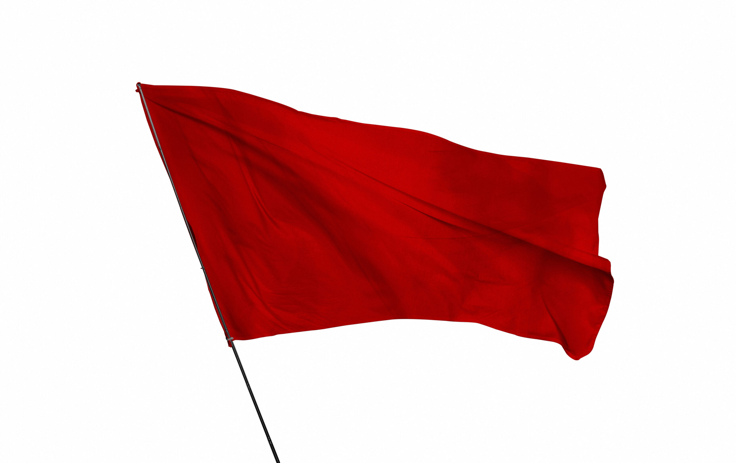 Red flag indicate scam