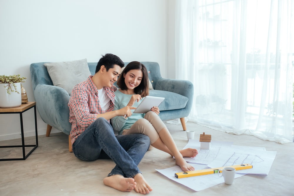 Couple Deciding Interior Designs