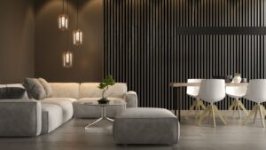 brown and cool interior design