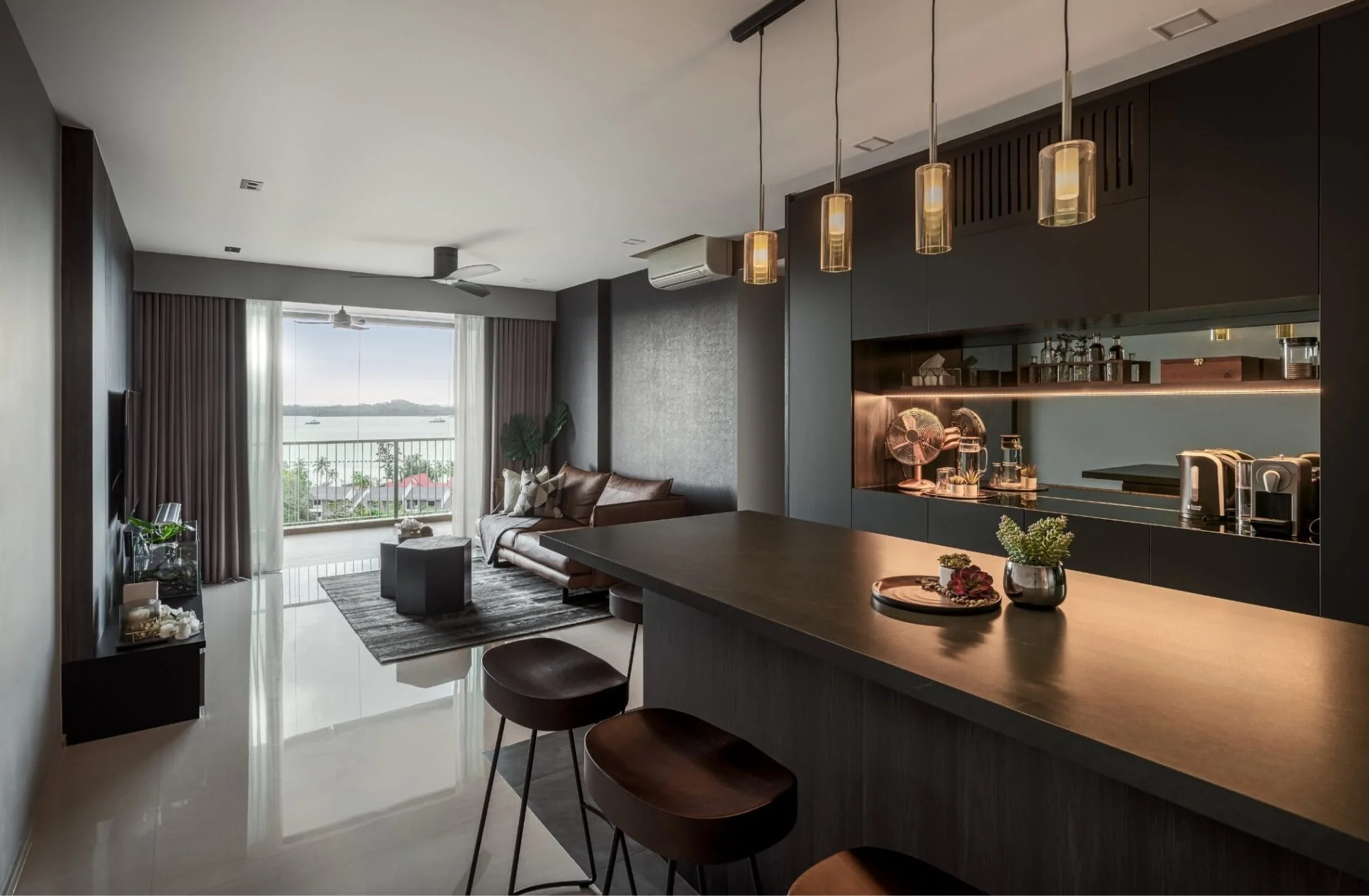 Kitchen island table interior design and renovation.