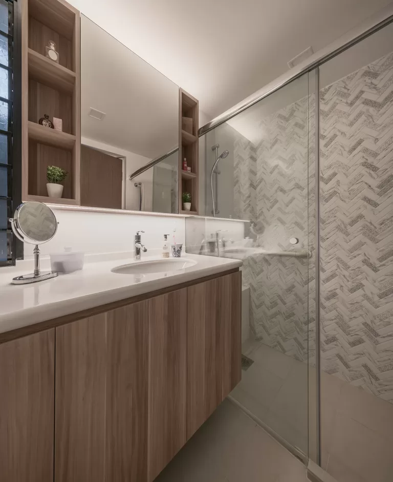 minimalist scandinavian bathroom vanity mandarin gardens