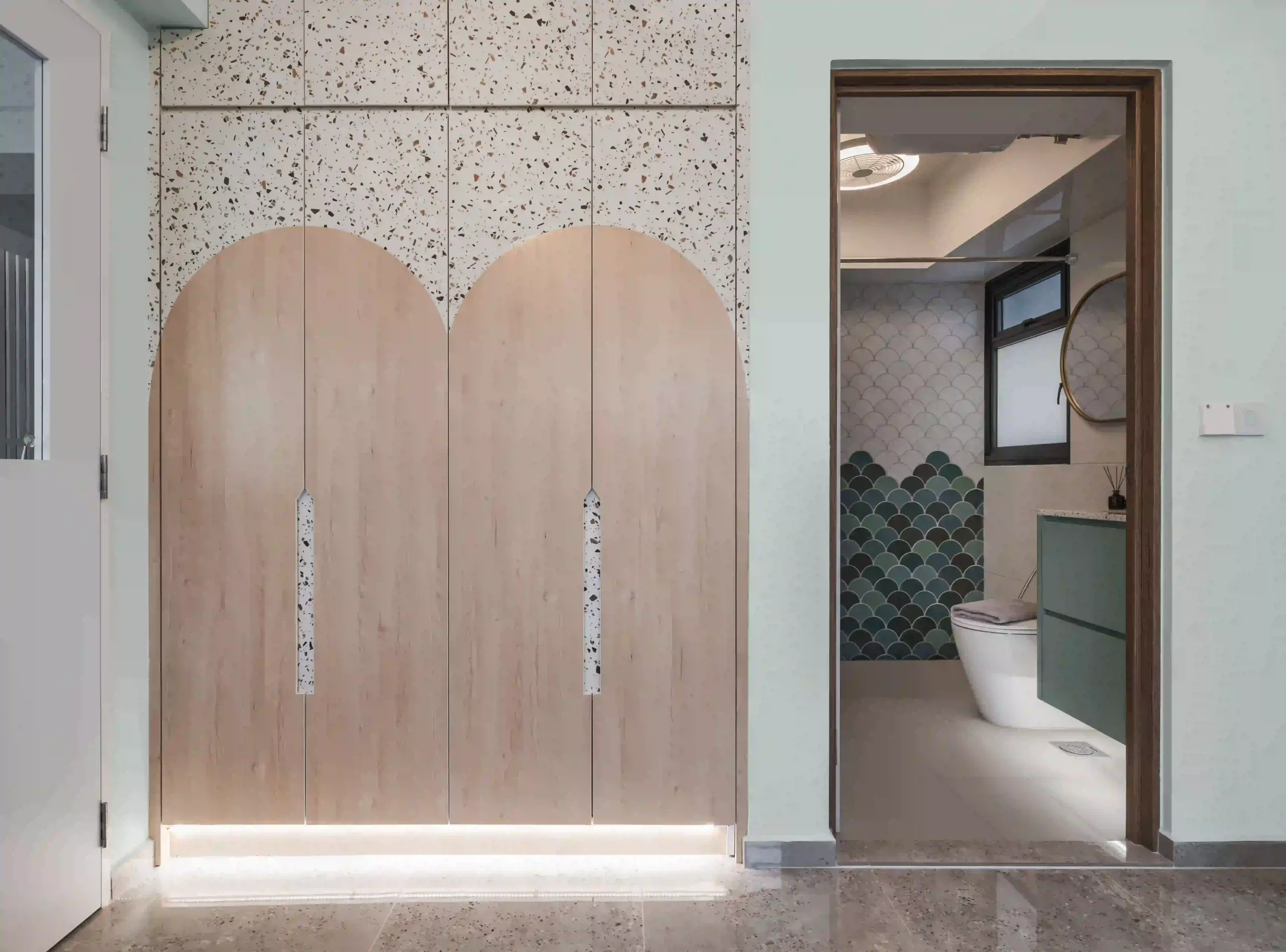 contemporary electic built in wardrobe 101a bidadari park drive 2nd project