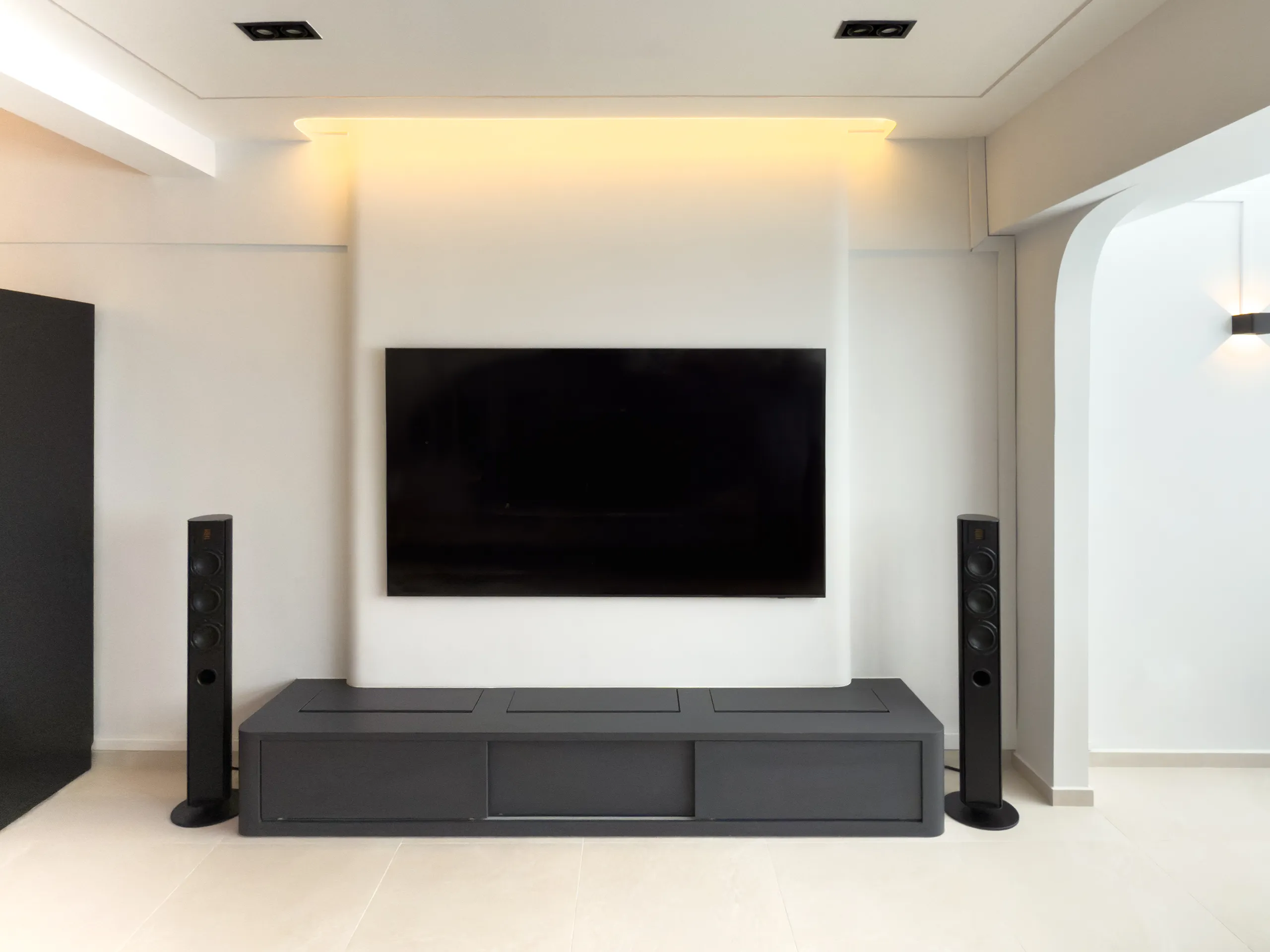 Japandi 717 bedok reservoir rd tv feature wall