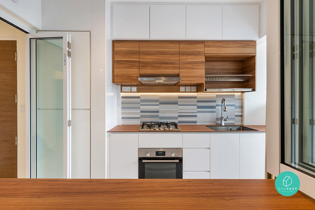 Modern Scandinavian kitchen cabinet 101A Bidadari Park Drive