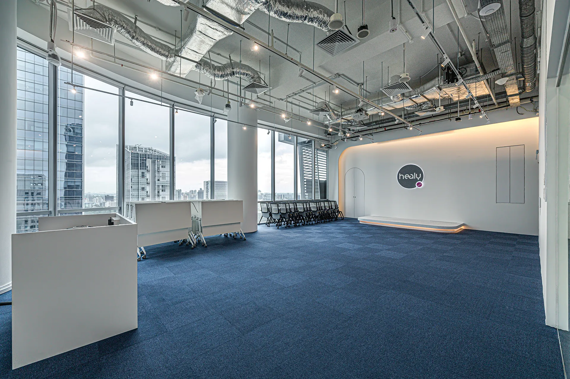 oxley tower 138 robinson road conference room interior design